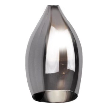 Azzardo - Ersättningsglas till ljuskrona IZZA diameter 13 cm grå