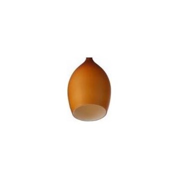 Azzardo - Reservglas till ljuskrona IZZA - AMBER Ø 13 cm