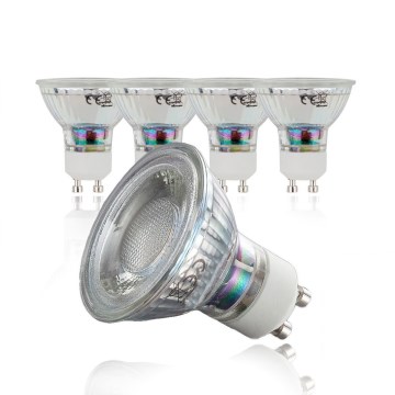 B.K.Licht - 5-pack LED-lampor GU10/5W/230V 3000K