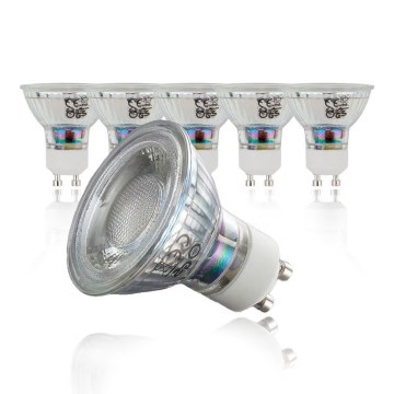 B.K.Licht - Set med 10 LED-lampor GU10/5W/230V 3000K