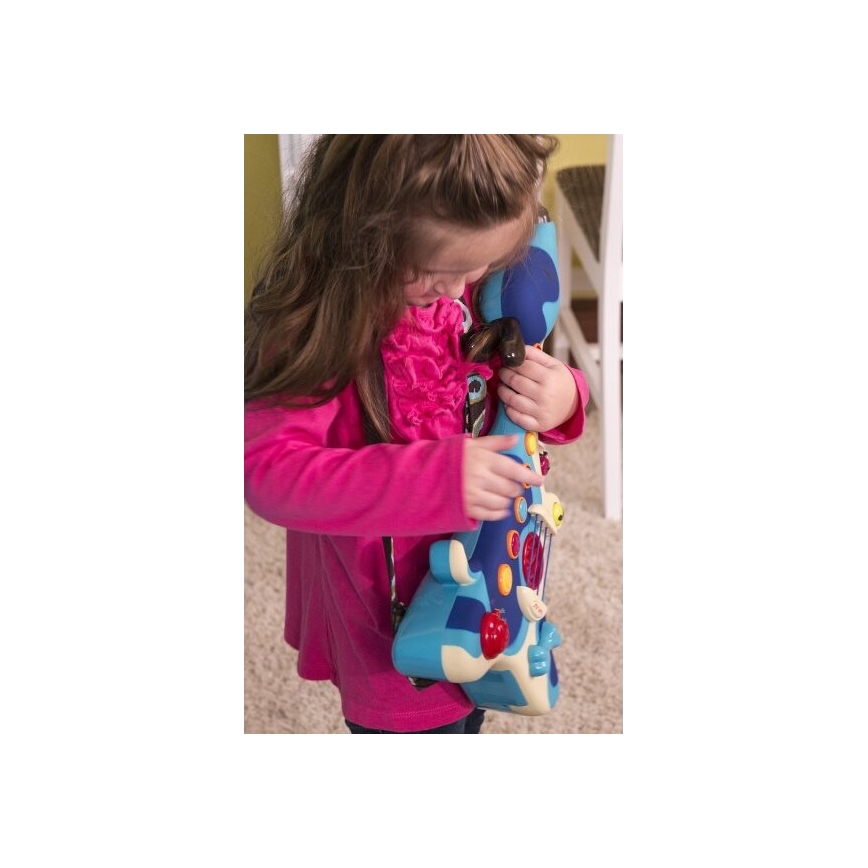 B-Toys - Elgitarr för barn Hund Woofer 3xAA