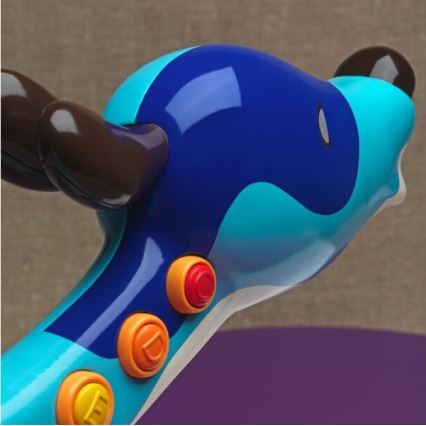 B-Toys - Elgitarr för barn Hund Woofer 3xAA