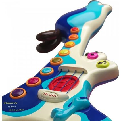 B-Toys - Elgitarr för barn Hund Woofer 3xAA