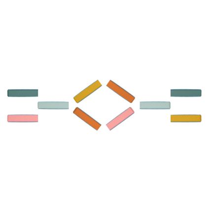 B-Toys - Hinderbana BALANCE & HOP 10 delar