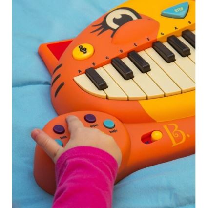 B-Toys - Piano med mikrofon för barn Cat 4xAA