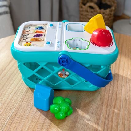 Baby Einstein - Interaktiv kundvagn för barn MAGIC TOUCH HAPE 3xAAA