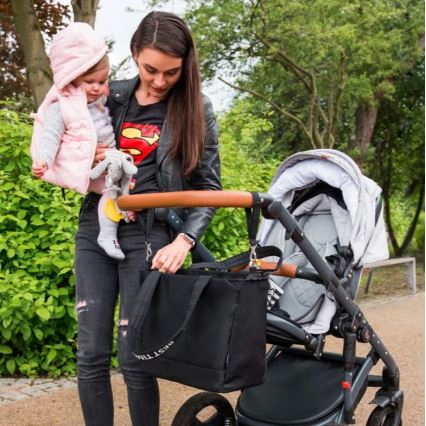 BabyOno - Skötväska för sittvagn Best Time Ever svart