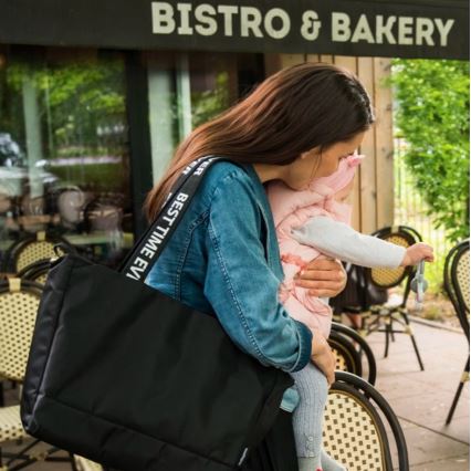 BabyOno - Skötväska för sittvagn Best Time Ever svart