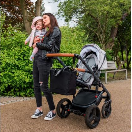 BabyOno - Skötväska för sittvagn Best Time Ever svart