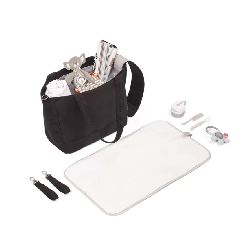 BabyOno - Skötväska för sittvagn Best Time Ever svart