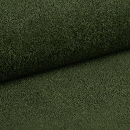 Bäddbar L-formad hörnsoffa CASTELO med förvaring, högerutförande, grön