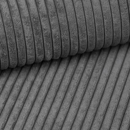 Bäddbar U-formad hörnsoffa med förvaringsutrymme och flexibel hörnplacering SALVADA mörkgrå