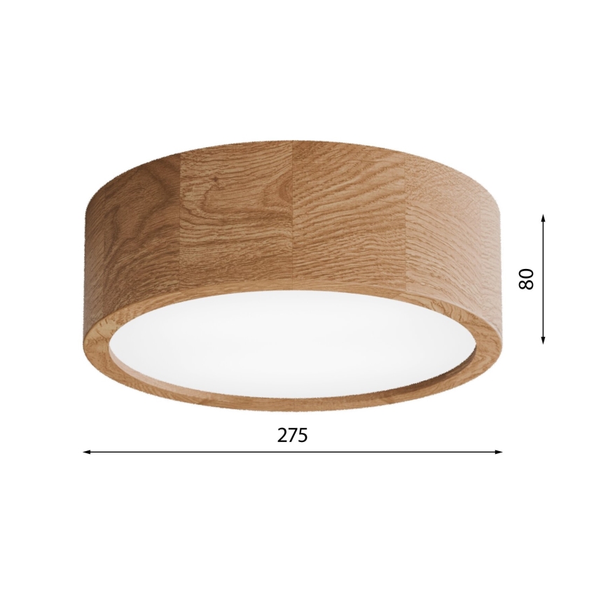 Badrum takbelysning CLEO 2xE27/24W/230V IP54 diameter 27,5 cm ek