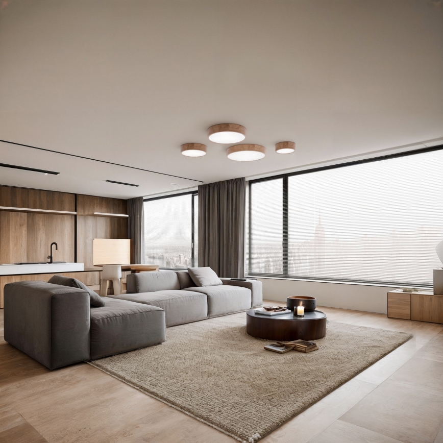 Badrum takbelysning CLEO 3xE27/24W/230V IP54 diameter 37,5 cm ek