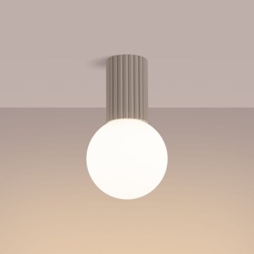 Badrum takbelysning HALO 1xG9/8W/230V diameter 12 cm IP44 beige