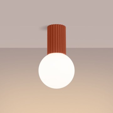 Badrum takbelysning HALO 1xG9/8W/230V diameter 12 cm IP44 orange