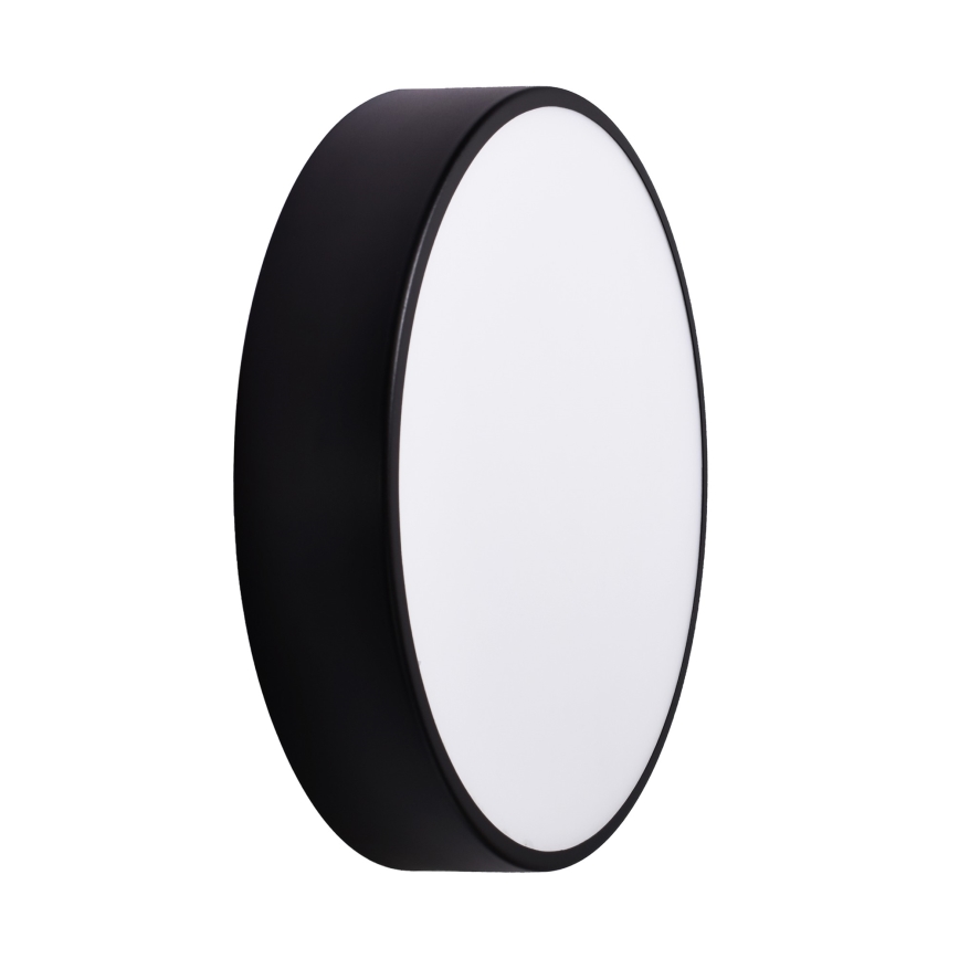 Badrum taklampa  CLEO 3xE27/24W/230V d. 40 cm svart  IP54