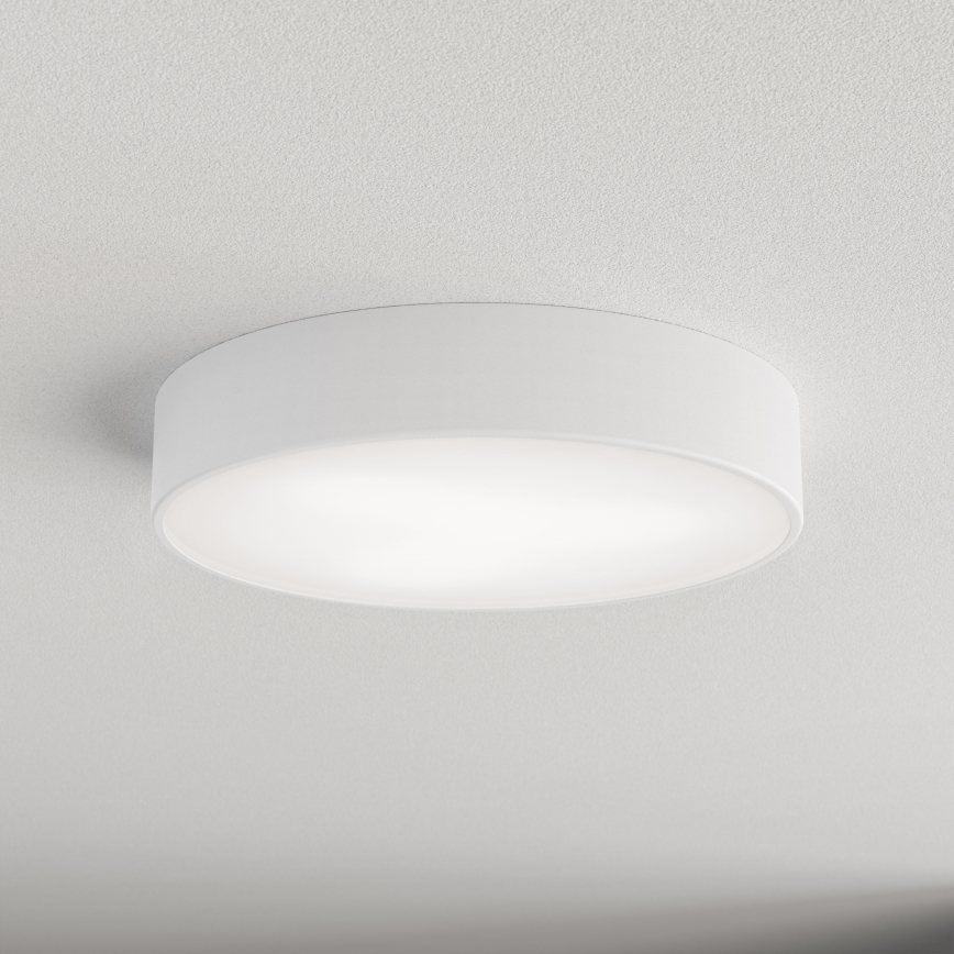 Badrum taklampa med sensor CLEO 3xE27/24W/230V d. 40 cm vit IP54