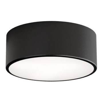 Badrumsarmatur med sensor CLEO 1xE27/24W/230V Ø 20 cm IP54 svart