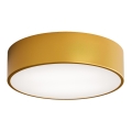 Badrumsarmatur med sensor CLEO 2xE27/24W/230V Ø 30 cm guld IP54