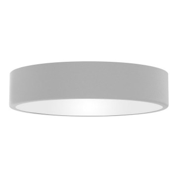 Badrumsarmatur med sensor CLEO 3xE27/24W/230V Ø 40 cm, grå, IP54