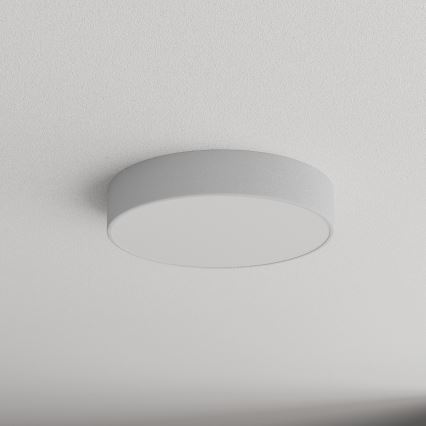 Badrumsarmatur med sensor CLEO 3xE27/24W/230V Ø 40 cm, grå, IP54