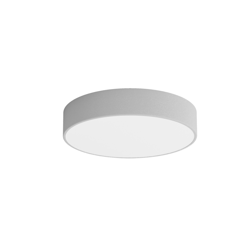 Badrumsarmatur med sensor CLEO 3xE27/24W/230V Ø 40 cm, grå, IP54