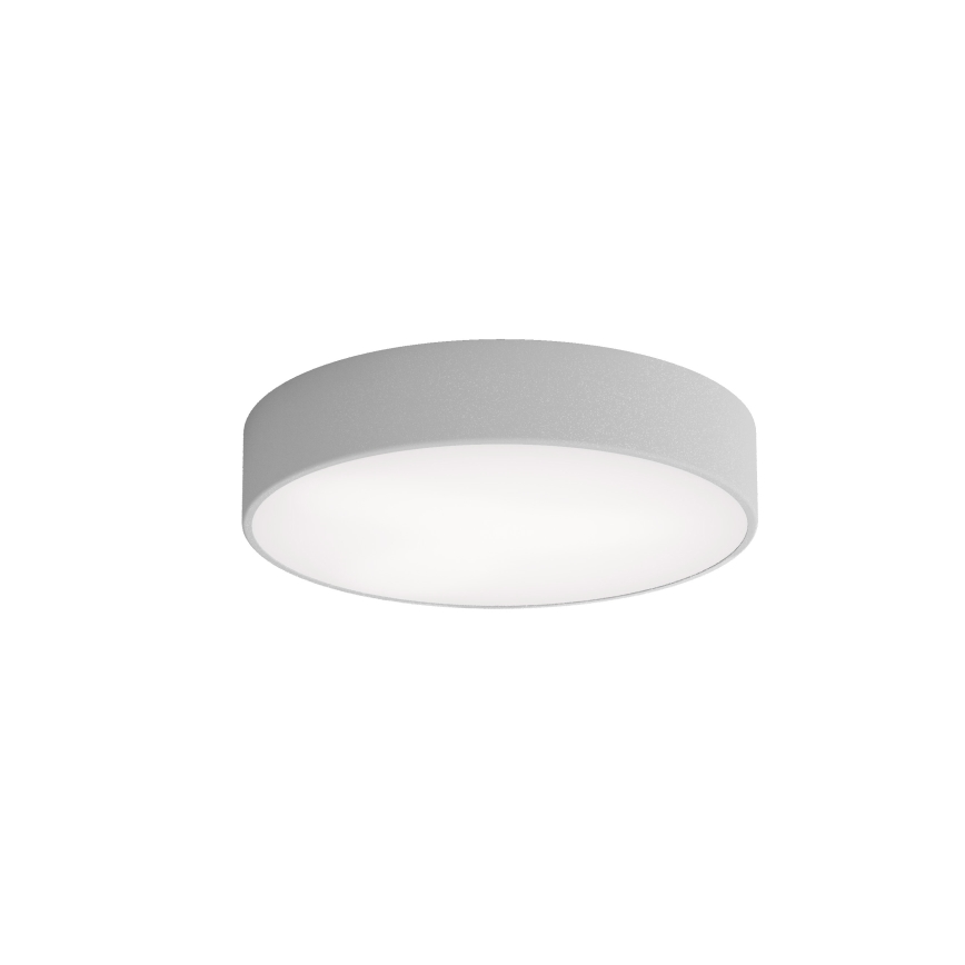 Badrumsarmatur med sensor CLEO 3xE27/24W/230V Ø 40 cm, grå, IP54