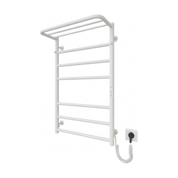 Badrumshanddukstork HOME 95 W/230 V, 77 x 53 cm, rostfritt stål/vit, högerutförande