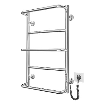 Badrumshanddukstork LUX 65W/230V 65x43 cm rostfritt stål/blank krom högerutförande