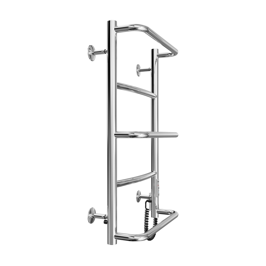 Badrumshanddukstork LUX 65W/230V 65x43 cm rostfritt stål/blank krom högerutförande