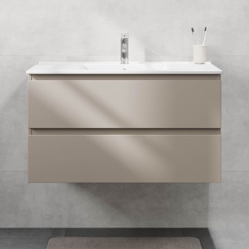 Badrumskommod med tvättställ KENWOOD 91x50x45 cm Marakesh