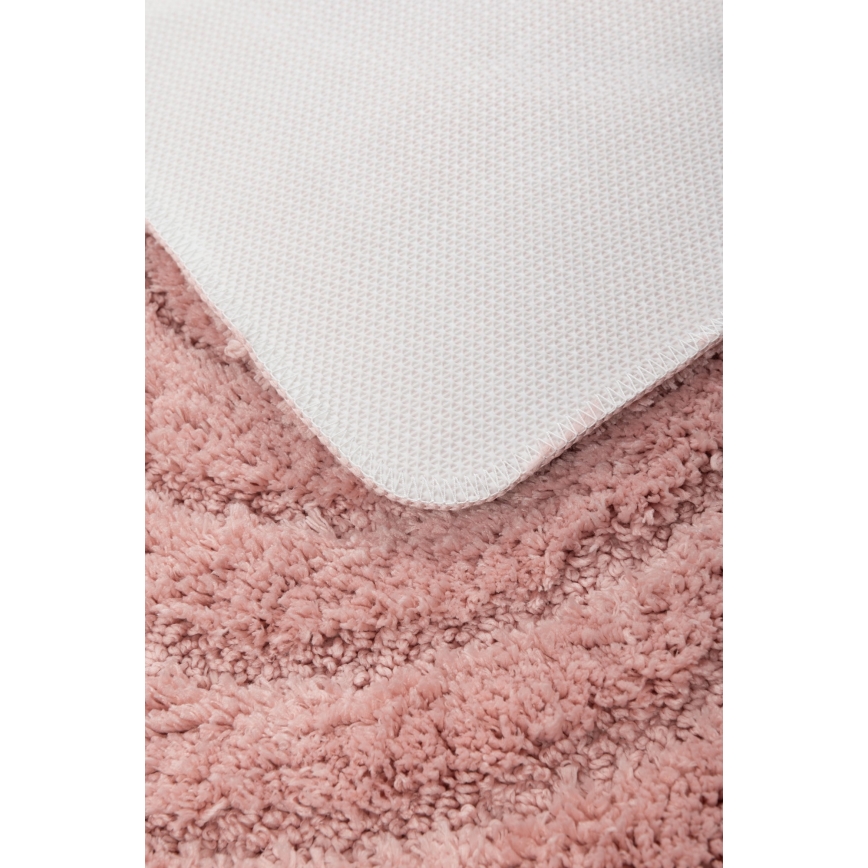 Badrumsmatta CARMEN 50x80 cm, rosa