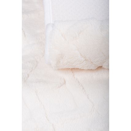 Badrumsmatta NEW STYLE 3D 60x90 cm krämfärgad