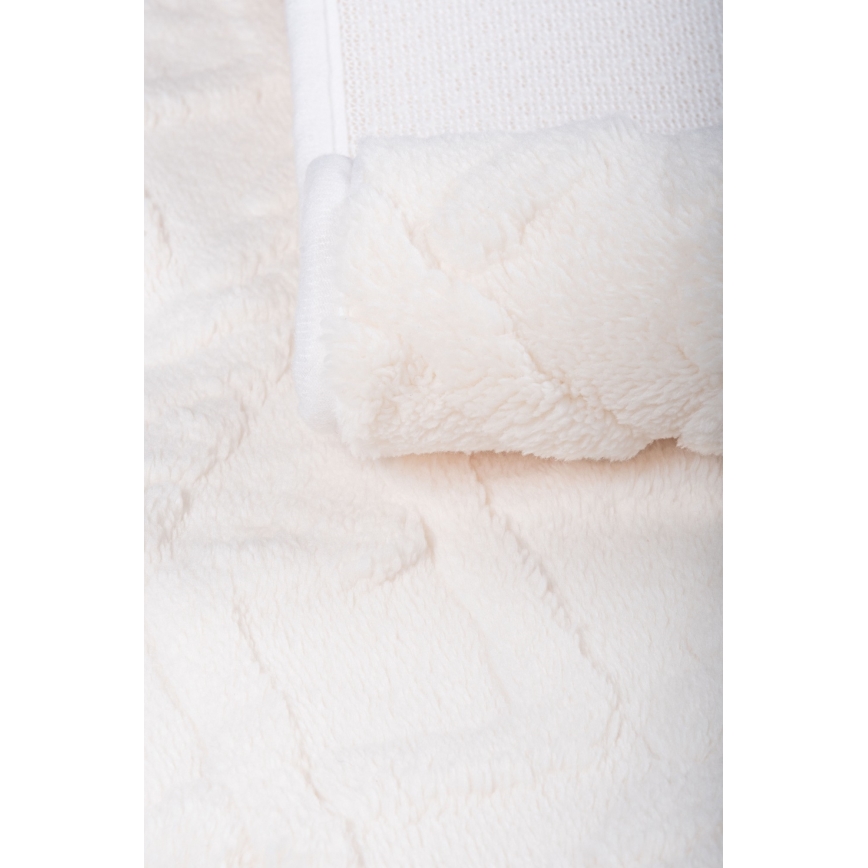 Badrumsmatta NEW STYLE 3D 60x90 cm krämfärgad