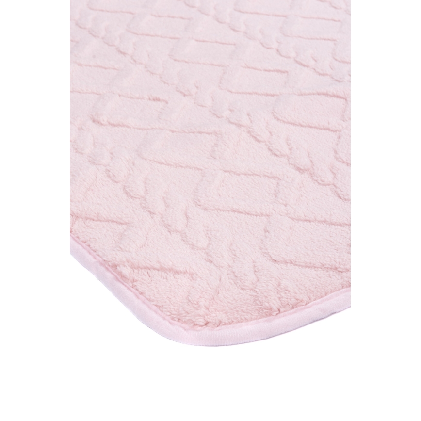 Badrumsmatta NEW STYLE 3D 60x90 cm rosa