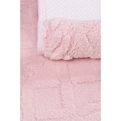 Badrumsmatta NEW STYLE 3D 60x90 cm rosa