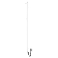 Badrumsradiator RAY 35W/230V 150x30 cm IP44 rostfritt stål/vit