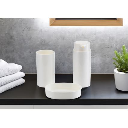 Badrumsset CARMEN 5 delar vit