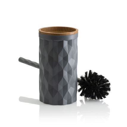 Badrumsset REINA 5 delar antracit/brun