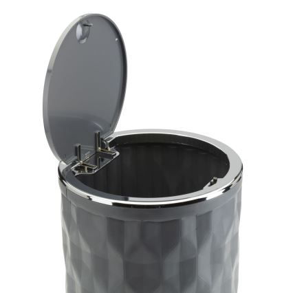 Badrumsset REINA 5 delar antracit/skinande krom