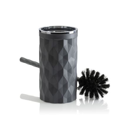 Badrumsset REINA 5 delar antracit/skinande krom