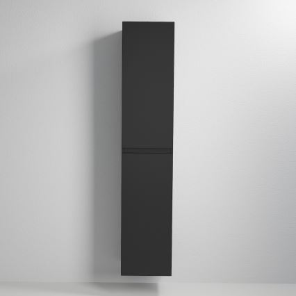 Badrumsskåp HELSINKI 174 cm svart