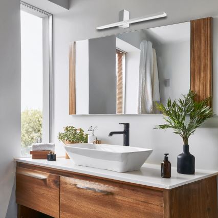 Badrumsspegel med LED-belysning ARTEMIS LED/13,8W/230V 4000K 60 cm IP44 silver