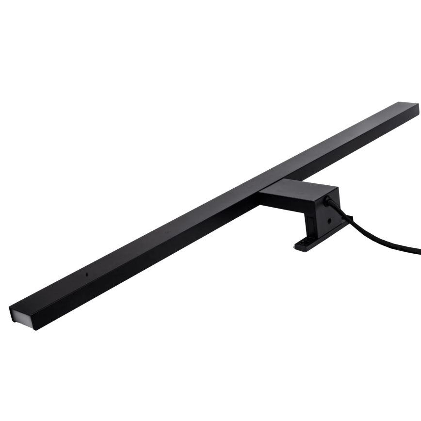 Badrumsspegel med LED-belysning SAMOS LED/12W/230V 4000K 60 cm IP44 svart