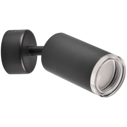 Badrumsspotlight TURYN 1xGU10/10W/230V IP44 svart