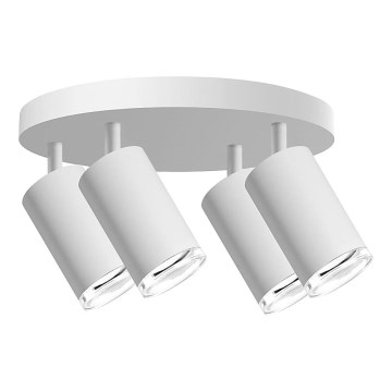 Badrumsspotlight TURYN 4xGU10/10W/230V IP44 vit