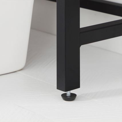 Badrumsställ RENARO, brun/svart