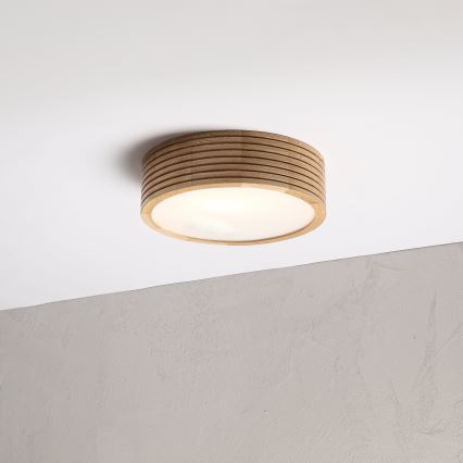Badrumstaklampa LINARO 2xE27/15W/230V IP54 ek Ø 27 cm