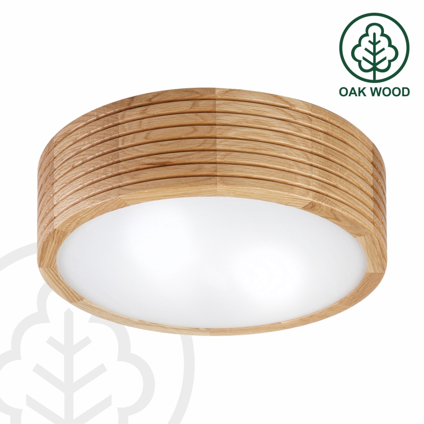 Badrumstaklampa LINARO 2xE27/15W/230V IP54 ek Ø 27 cm